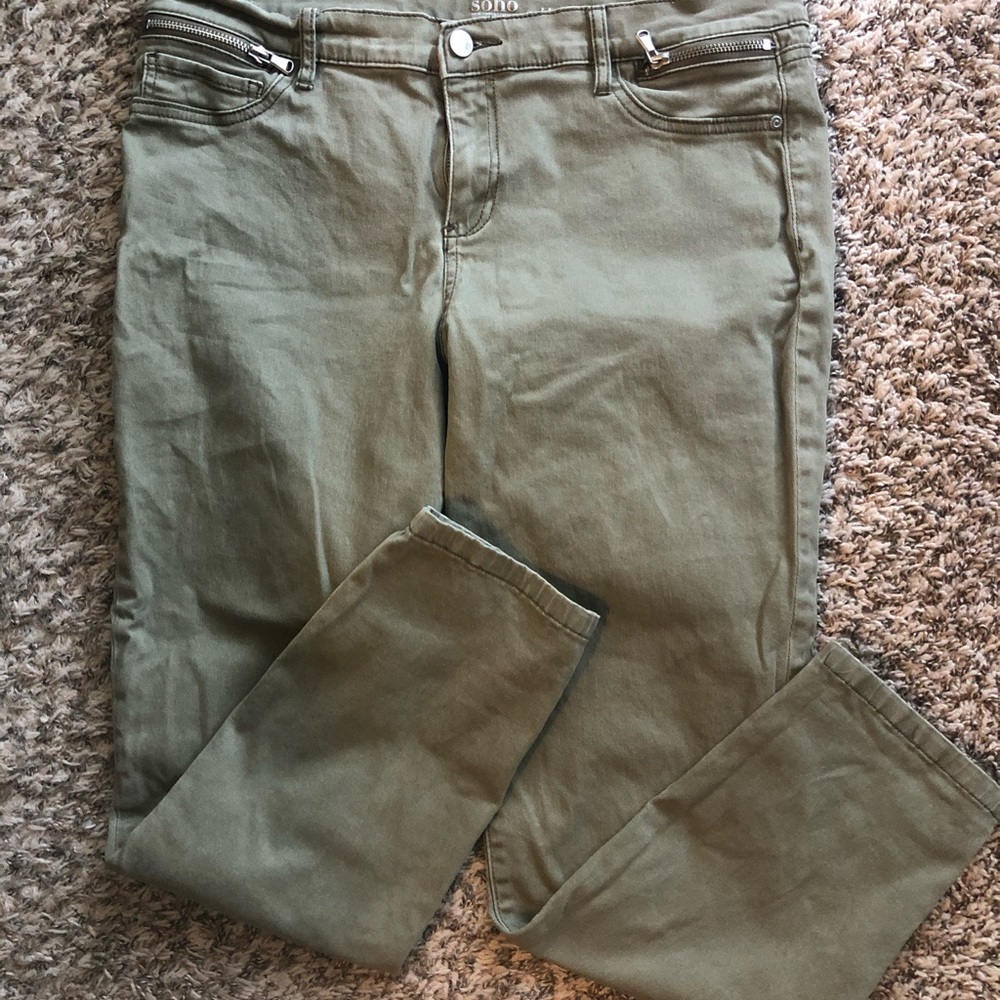 New York and company cropped jeggings size 14